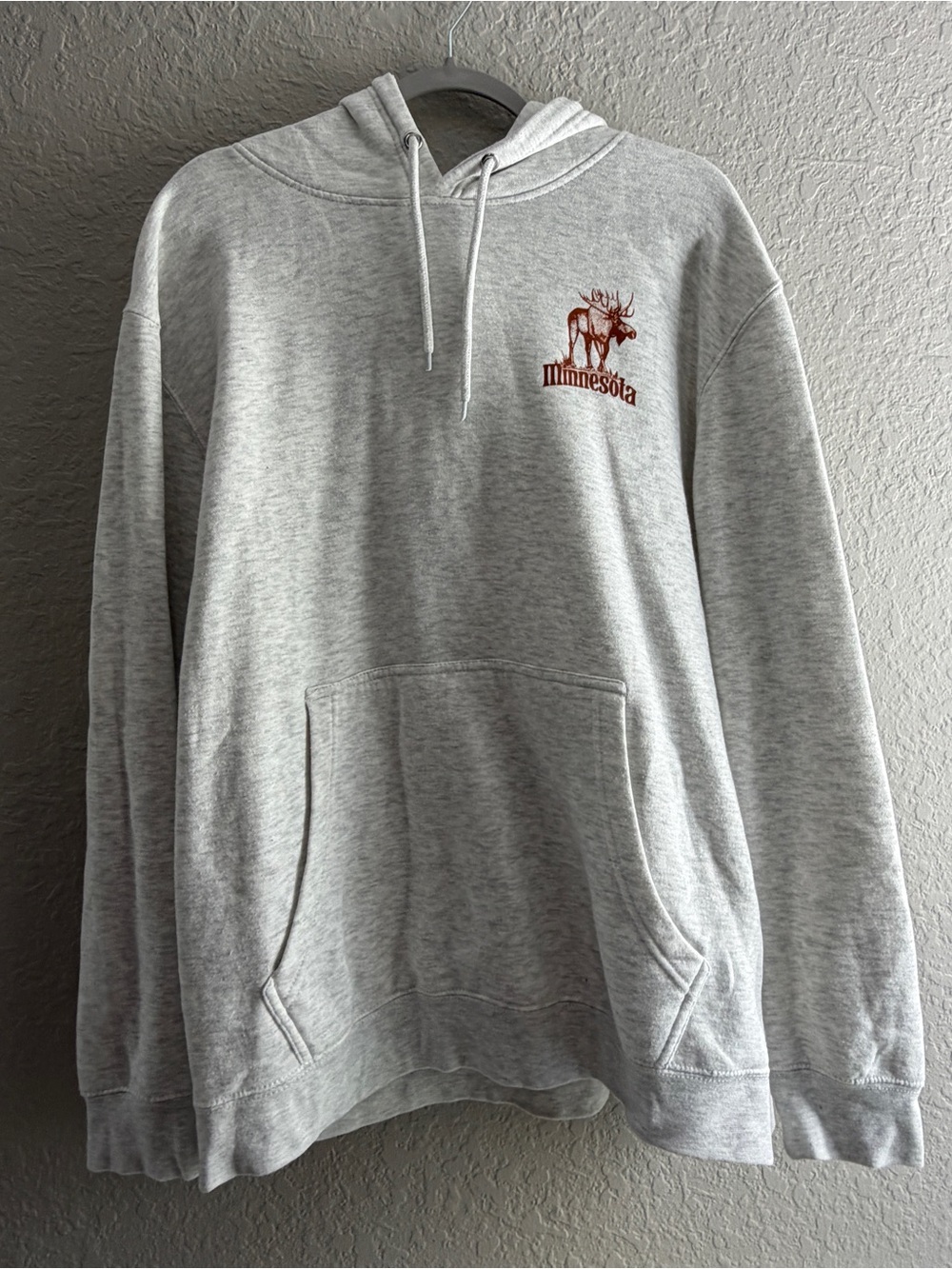 Minnesota Graphic Pullover Hoodie - Light Heather Gray